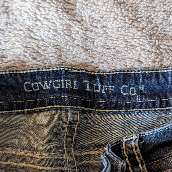 Cowgirl Tuff Co Women's Embroidered Bootcut Jeans - Picture 5 of 9